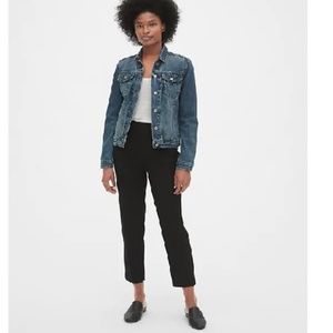 NWT Gap High Rise Slim Taper Pants 4T Black c129